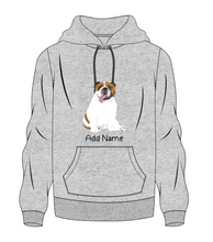 Load image into Gallery viewer, personalized-dog-mom-hoodie-heather-gray