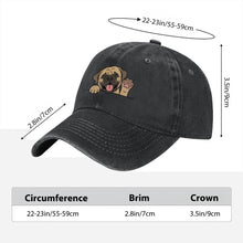 Load image into Gallery viewer, Personalized English Mastiff Baseball Cap - Waving English Mastiff Design - Match Your Dog's Coat Color-Hats &amp; Caps-Accessories,Baseball Caps,Dog Dad Gifts,Dog Mom Gifts,English Mastiff-7
