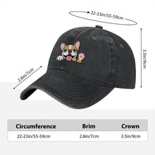 Load image into Gallery viewer, Personalized French Bulldog Baseball Cap - Waving French Bulldog Design - Match Your Dog's Coat Color-Hats &amp; Caps-Accessories,Baseball Caps,Dog Dad Gifts,Dog Mom Gifts,French Bulldog-6