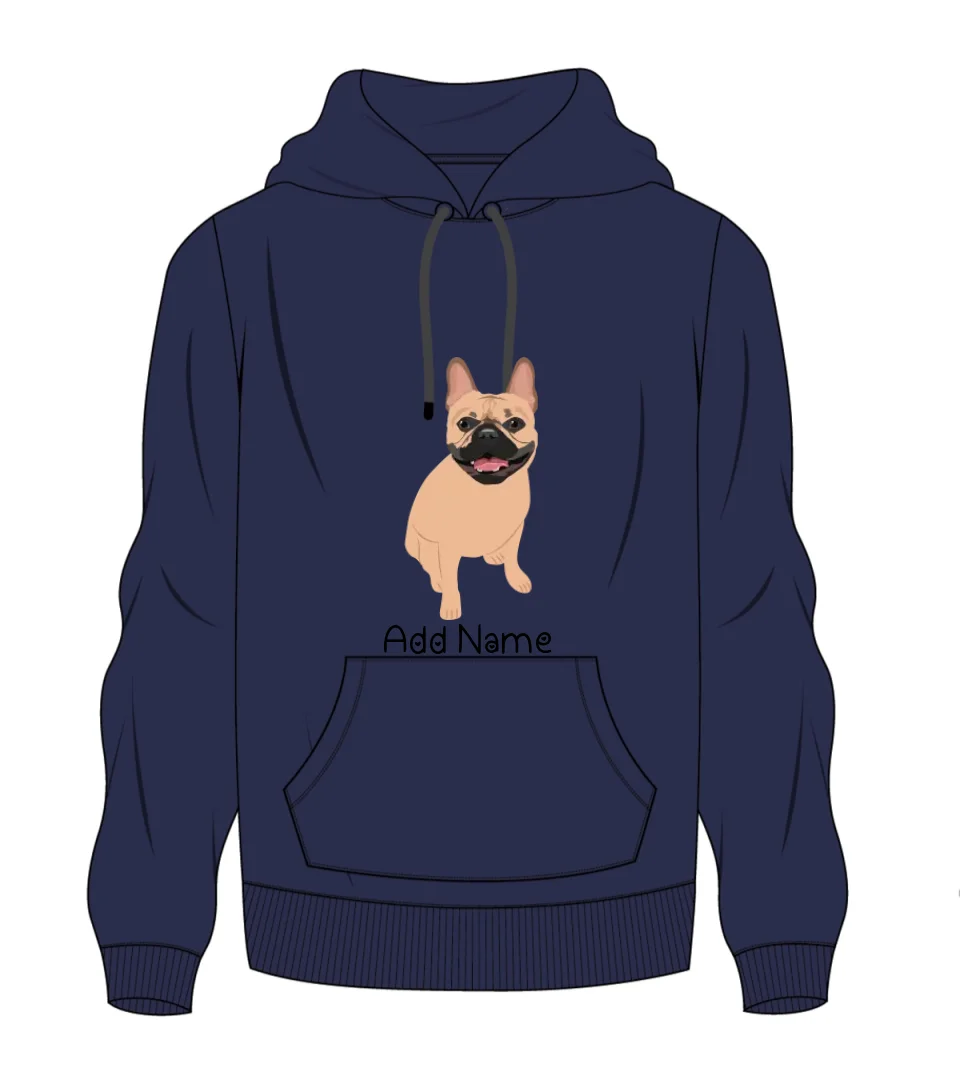 Personalized French Bulldog Love Men's Warm Hoodie Sweatshirt-Apparel-Apparel, Dog Dad Gifts, French Bulldog, Hoodie, Personalized, Sweatshirt-Men's Warm Hoodie Sweatshirt-Navy Blue-S-2