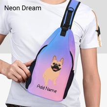 Load image into Gallery viewer, Personalized French Bulldog Love Unisex Sling Bag Backpack-Accessories-French Bulldog-Unisex Sling Bag Backpack-Neon Dream-One Size-17