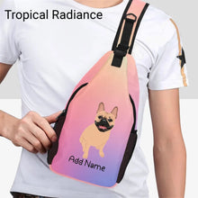 Load image into Gallery viewer, Personalized French Bulldog Love Unisex Sling Bag Backpack-Accessories-French Bulldog-Unisex Sling Bag Backpack-Tropical Radiance-One Size-18