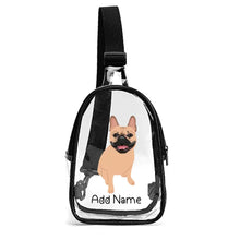 Load image into Gallery viewer, Personalized French Bulldog Love Unisex Transparent Sling Bag-Accessories-French Bulldog-Unisex Transparent Sling Bag-Transparent-One Size-2