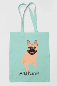 Personalized French Bulldog Love Zippered Tote Bag-Accessories-Accessories, Bags, Dog Mom Gifts, French Bulldog, Personalized-12