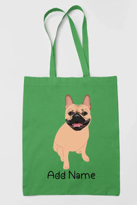 Personalized French Bulldog Love Zippered Tote Bag-Accessories-Accessories, Bags, Dog Mom Gifts, French Bulldog, Personalized-18