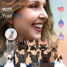 Load image into Gallery viewer, French Bulldogs earrings-womens-multi