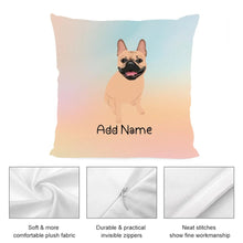 Load image into Gallery viewer, Personalized French Bulldog Soft Plush Pillowcase-Home Decor-Dog Dad Gifts, Dog Mom Gifts, French Bulldog, Home Decor, Personalized, Pillows-3