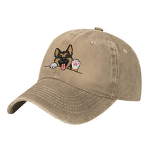 Load image into Gallery viewer, Personalized German Shepherd Baseball Cap - Waving German Shepherd Design - Match Your Dog's Coat Color-Hats &amp; Caps-44