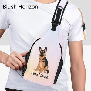 Personalized German Shepherd Love Unisex Sling Bag Backpack-Accessories-German Shepherd-Unisex Sling Bag Backpack-Blush Horizon-One Size-20