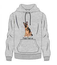 Load image into Gallery viewer, personalized-dog-mom-hoodie-heather-gray