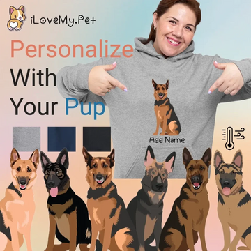 Personalized German Shepherd Love Womens Warm Hoodie Sweatshirt 360x