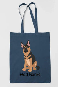 Personalized German Shepherd Love Zippered Tote Bag-Accessories-Accessories, Bags, Dog Mom Gifts, German Shepherd, Personalized-14