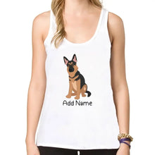 Load image into Gallery viewer, Personalized German Shepherd Mom Yoga Tank Top-Shirts &amp; Tops-Apparel, Dog Mom Gifts, German Shepherd, Shirt, T Shirt-2