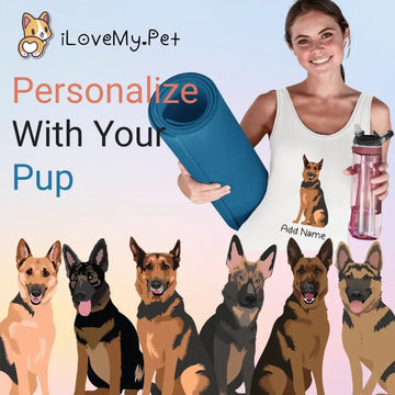 Personalized German Shepherd Mom Yoga Tank Top 360x