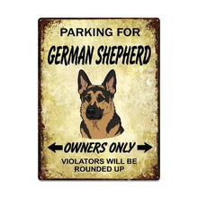 Load image into Gallery viewer, Personalized German Shepherd Sign - Funny Parking Sign - Match Your Dog’s Coat Color-Sign Board-Car Accessories,German Shepherd,Sign Board-Large-2