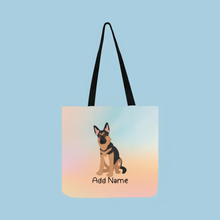 Load image into Gallery viewer, Personalized German Shepherd Small Tote Bag-Accessories-Accessories, Bags, Dog Mom Gifts, German Shepherd, Personalized-Small Tote Bag-Your Design-One Size-2