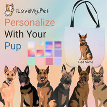 Load image into Gallery viewer, Personalized German Shepherd Small Tote Bag-Accessories-Accessories, Bags, Dog Mom Gifts, German Shepherd, Personalized-Small Tote Bag-Your Design-One Size-1