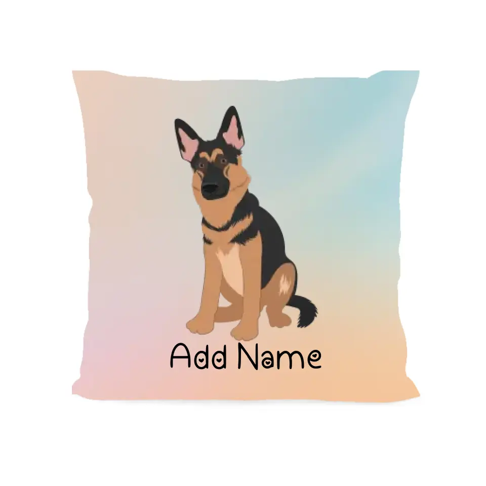 Personalized German Shepherd Soft Plush Pillowcase-Home Decor-Dog Dad Gifts, Dog Mom Gifts, German Shepherd, Home Decor, Personalized, Pillows-Soft Plush Pillowcase-As Selected-12