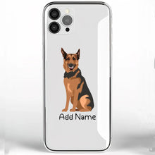 Load image into Gallery viewer, Personalized German Shepherd Soft Shell Phone Cover-Cell Phone Accessories-Accessories, Dog Mom Gifts, German Shepherd, Personalized, Phone Case-Phone Cover-Transparent TPU-One Size-2