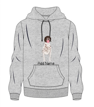 Load image into Gallery viewer, Personalized German Shorthair Pointer Love Men&#39;s Warm Hoodie Sweatshirt-Apparel-Apparel, Dog Dad Gifts, German Pointer, Hoodie, Personalized, Sweatshirt-Men&#39;s Warm Hoodie Sweatshirt-Gray-S-10