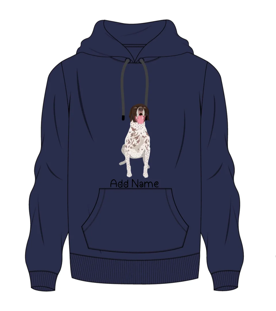 Personalized German Shorthair Pointer Love Men's Warm Hoodie Sweatshirt-Apparel-Apparel, Dog Dad Gifts, German Pointer, Hoodie, Personalized, Sweatshirt-Men's Warm Hoodie Sweatshirt-Navy Blue-S-2