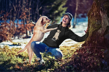 Load image into Gallery viewer, custom-dog-mom-hoodie-blue