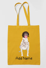 Load image into Gallery viewer, Personalized German Shorthair Pointer Love Zippered Tote Bag-Accessories-Accessories, Bags, Dog Mom Gifts, German Pointer, Personalized-17