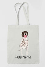 Load image into Gallery viewer, Personalized German Shorthair Pointer Love Zippered Tote Bag-Accessories-Accessories, Bags, Dog Mom Gifts, German Pointer, Personalized-3