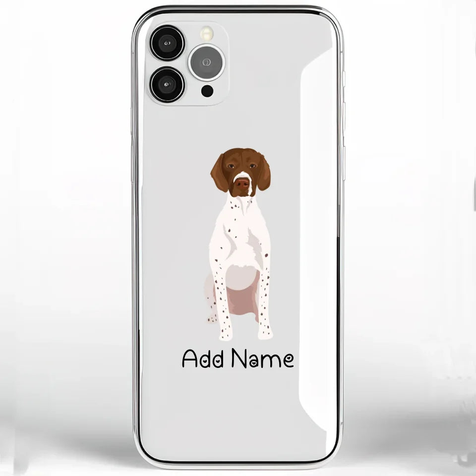 Personalized German Shorthair Pointer Soft Shell Phone Cover-Cell Phone Accessories-Accessories, Dog Mom Gifts, German Pointer, Personalized, Phone Case-Phone Cover-Transparent TPU-One Size-2