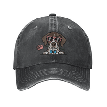 Load image into Gallery viewer, Personalized German Shorthaired Pointer Baseball Cap - Romeo German Shorthaired Pointer Design - Match Your Dog's Coat Color-Hats &amp; Caps-Accessories,Baseball Caps,Dog Mom Gifts-3