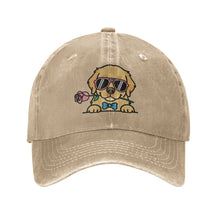 Load image into Gallery viewer, Personalized Golden Retriever Baseball Cap - Romeo Golden Retriever Design - Match Your Dog's Coat Color-Hats &amp; Caps-Accessories,Baseball Caps,Dog Mom Gifts-3