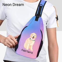 Load image into Gallery viewer, Personalized Golden Retriever Love Unisex Sling Bag Backpack-Accessories-Golden Retriever-Unisex Sling Bag Backpack-Neon Dream-One Size-17