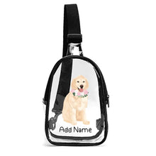 Load image into Gallery viewer, Personalized Golden Retriever Love Unisex Transparent Sling Bag-Accessories-Golden Retriever-Unisex Transparent Sling Bag-Transparent-One Size-2