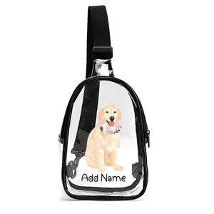 Personalized Golden Retriever Love Unisex Transparent Sling Bag-Accessories-Golden Retriever-Unisex Transparent Sling Bag-Transparent-One Size-2