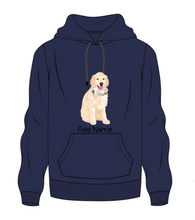 Load image into Gallery viewer, custom-dog-mom-hoodie--navy-blue