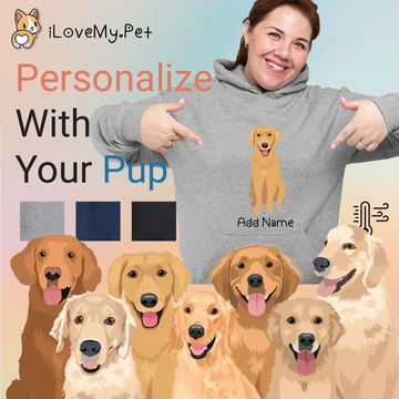 Personalized Golden Retriever Love Womens Warm Hoodie Sweatshirt 360x