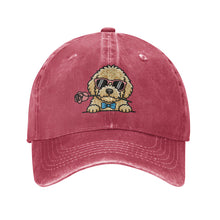 Load image into Gallery viewer, Personalized Goldendoodle Baseball Cap - Romeo Goldendoodle Design - Match Your Dog's Coat Color-Hats &amp; Caps-Accessories,Baseball Caps,Dog Mom Gifts-3