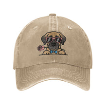 Load image into Gallery viewer, Personalized Great Dane Baseball Cap - Romeo Great Dane Design - Match Your Dog's Coat Color-Hats &amp; Caps-Accessories,Baseball Caps,Dog Mom Gifts-1