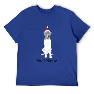 Personalized Great Dane Dad Cotton T Shirt-Apparel-Apparel, Dog Dad Gifts, Great Dane, Personalized, Shirt, T Shirt-Men's Cotton T Shirt-Blue-Medium-11