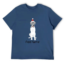 Load image into Gallery viewer, Personalized Great Dane Dad Cotton T Shirt-Apparel-Apparel, Dog Dad Gifts, Great Dane, Personalized, Shirt, T Shirt-Men&#39;s Cotton T Shirt-Navy Blue-Medium-12