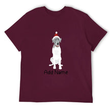 Load image into Gallery viewer, Personalized Great Dane Dad Cotton T Shirt-Apparel-Apparel, Dog Dad Gifts, Great Dane, Personalized, Shirt, T Shirt-Men&#39;s Cotton T Shirt-Maroon-Medium-15