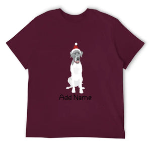 Personalized Great Dane Dad Cotton T Shirt-Apparel-Apparel, Dog Dad Gifts, Great Dane, Personalized, Shirt, T Shirt-Men's Cotton T Shirt-Maroon-Medium-15