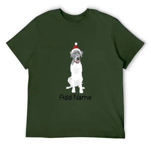 Personalized Great Dane Dad Cotton T Shirt-Apparel-Apparel, Dog Dad Gifts, Great Dane, Personalized, Shirt, T Shirt-Men's Cotton T Shirt-Army Green-Medium-17