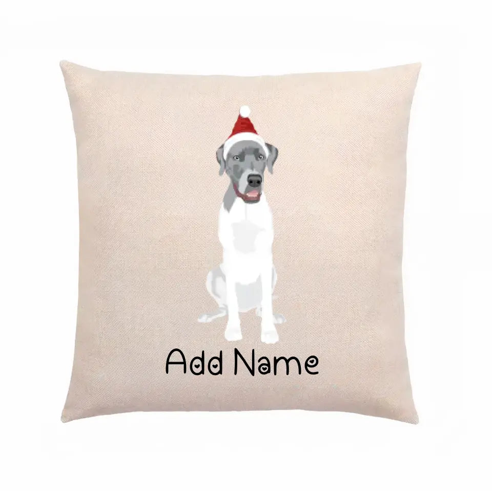 Personalized Great Dane Linen Pillowcase-Linen Pillow Case-Cotton-Linen-16