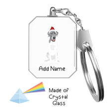 Load image into Gallery viewer, Personalized Great Dane Love Crystal Glass Keychain-Accessories-Great Dane-Crystal Keychain-Glass Crystal-One Size-2