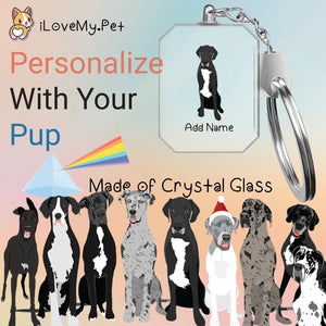 great_danes crystal-keychain-multi