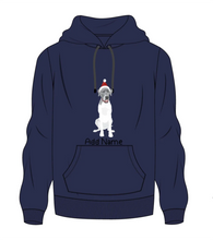 Load image into Gallery viewer, Personalized Great Dane Love Men&#39;s Warm Hoodie Sweatshirt-Apparel-Apparel, Dog Dad Gifts, Great Dane, Hoodie, Personalized, Sweatshirt-Men&#39;s Warm Hoodie Sweatshirt-Navy Blue-S-2