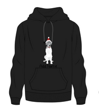 Load image into Gallery viewer, Personalized Great Dane Love Men&#39;s Warm Hoodie Sweatshirt-Apparel-Apparel, Dog Dad Gifts, Great Dane, Hoodie, Personalized, Sweatshirt-Men&#39;s Warm Hoodie Sweatshirt-Black-S-9