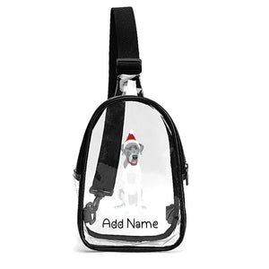 Personalized Great Dane Love Unisex Transparent Sling Bag-Accessories-Great Dane-Unisex Transparent Sling Bag-Transparent-One Size-2