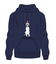 Load image into Gallery viewer, custom-dog-mom-hoodie--navy-blue